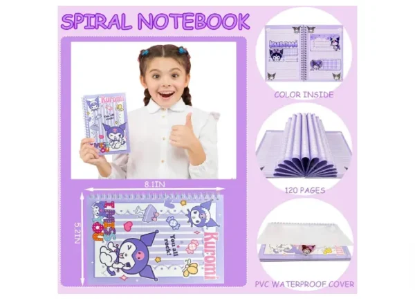 Kuromi School Supplies Set Cute Stationery Gift Set - Image 4