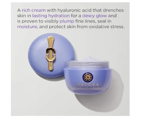 TATCHA The Dewy Skin Cream | Rich Face Cream to Hydrate, Plump and Protect Dry - Image 2